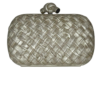Clutch Knot Boudoir, 390&euro;, Bolso, Amarillo, Animal - Piel, Vista frontal